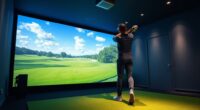 top short throw golf projectors