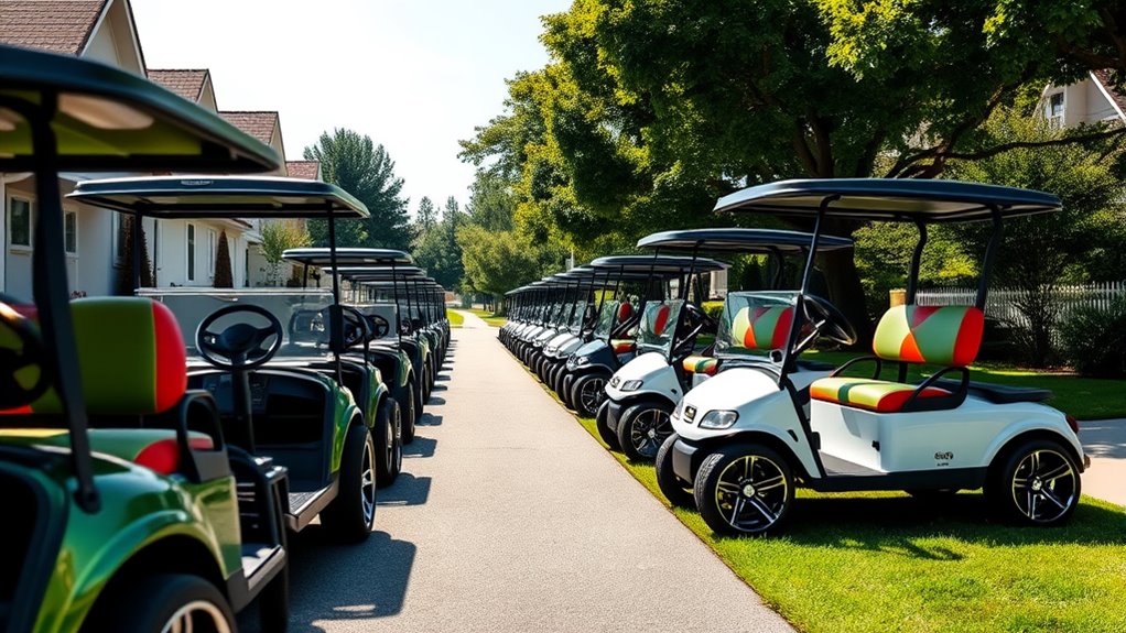 top stylish neighborhood golf carts