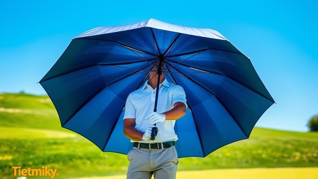 top uv protective golf umbrellas