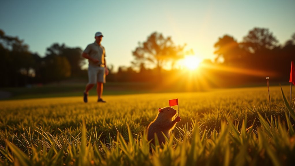 unexpected golf game twist