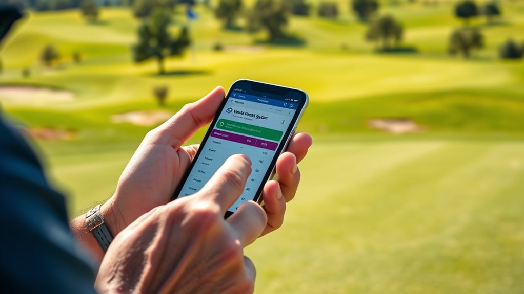 update and maintain your handicap