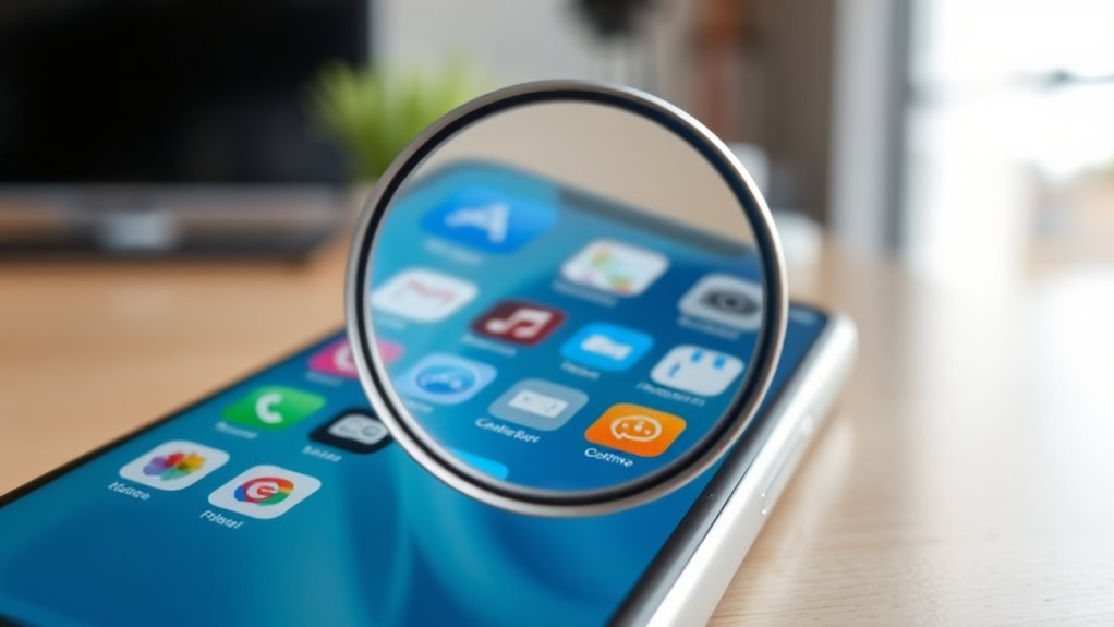 use magnifier for accessibility