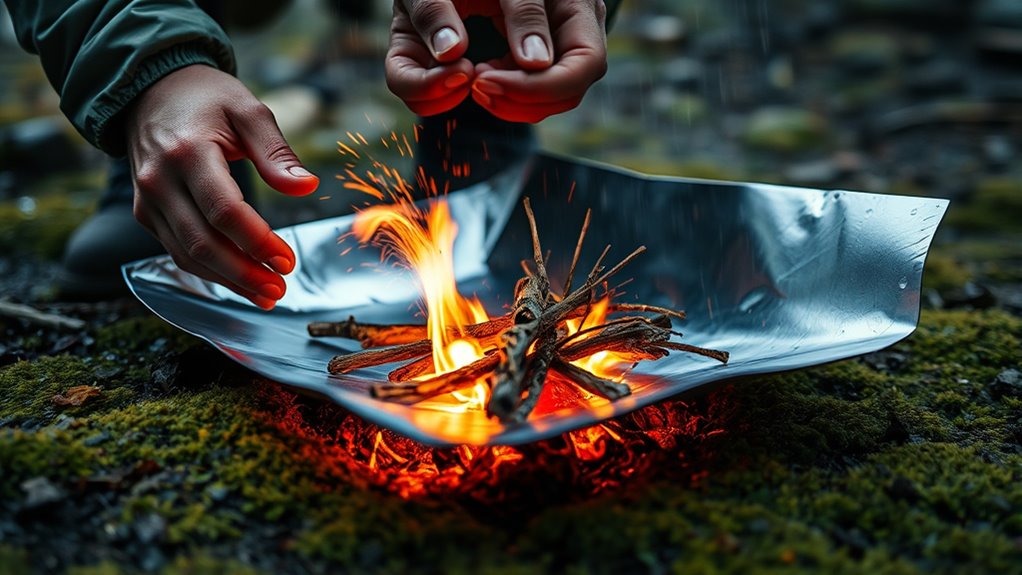 use reflective heat surface