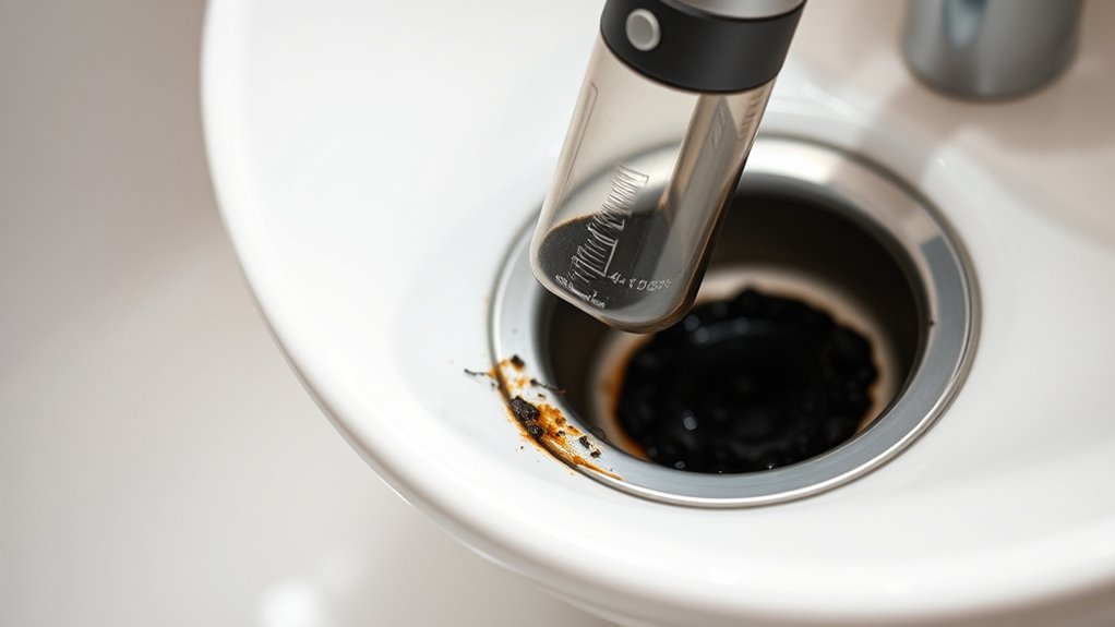 use vacuum for stubborn clogs