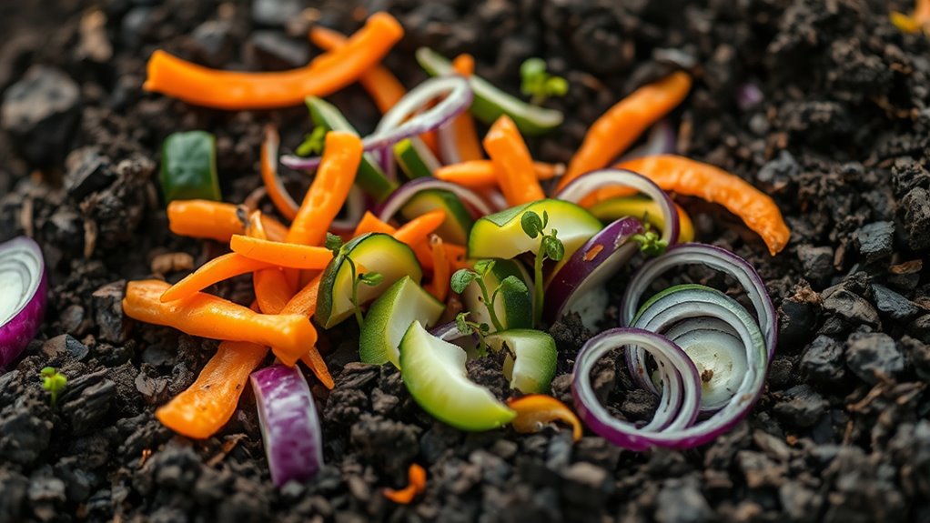 using peels to enrich soil