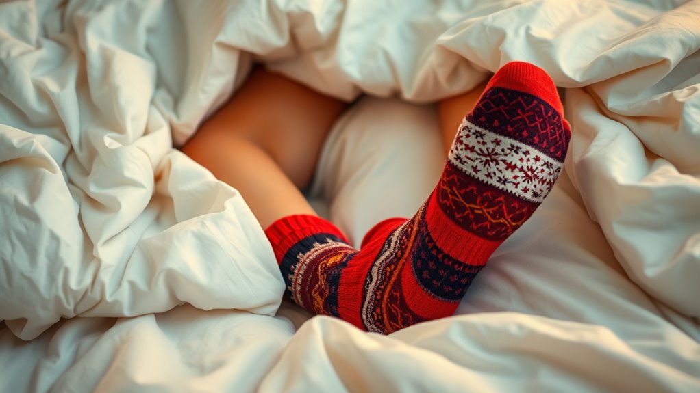 warm socks improve sleep