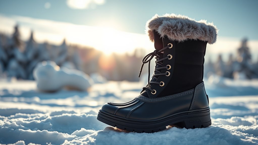 waterproof comfortable insulated footwear