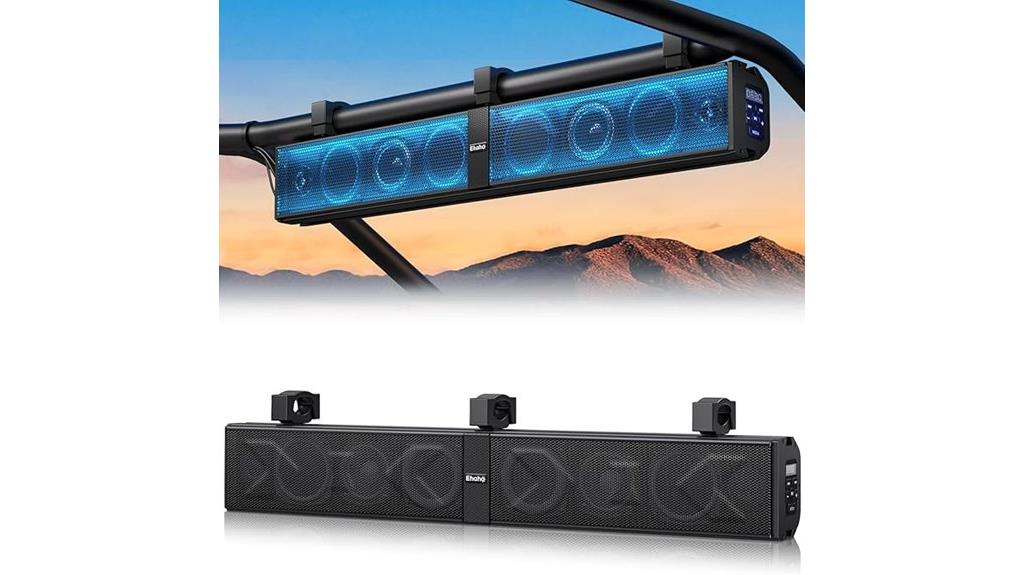 waterproof rgb 34 inch soundbar