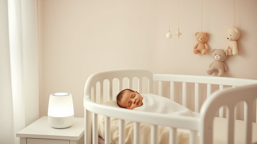 white noise promotes peaceful sleep