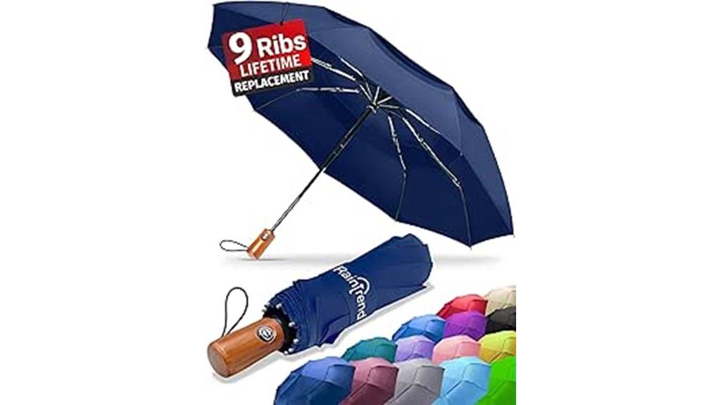 windproof double canopy umbrella