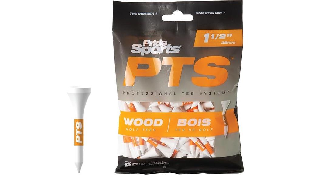 wooden golf tees pack