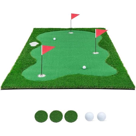 Tangkula 10 FT Golf Putting Green with Holes