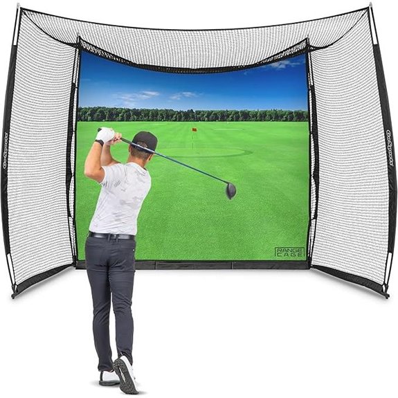 GoSports 10x8 ft Golf Practice Hitting Net