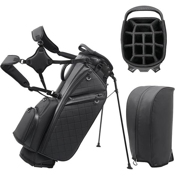 Golf Stand Bag with 14 Way Dividers and Pockets
