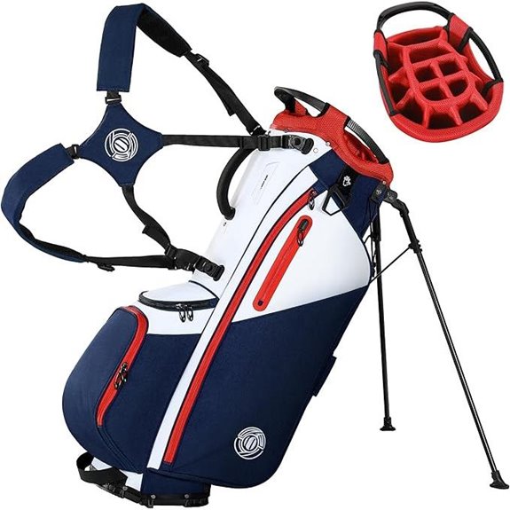 Golf Stand Bag 14 Way with Padded Double Strap