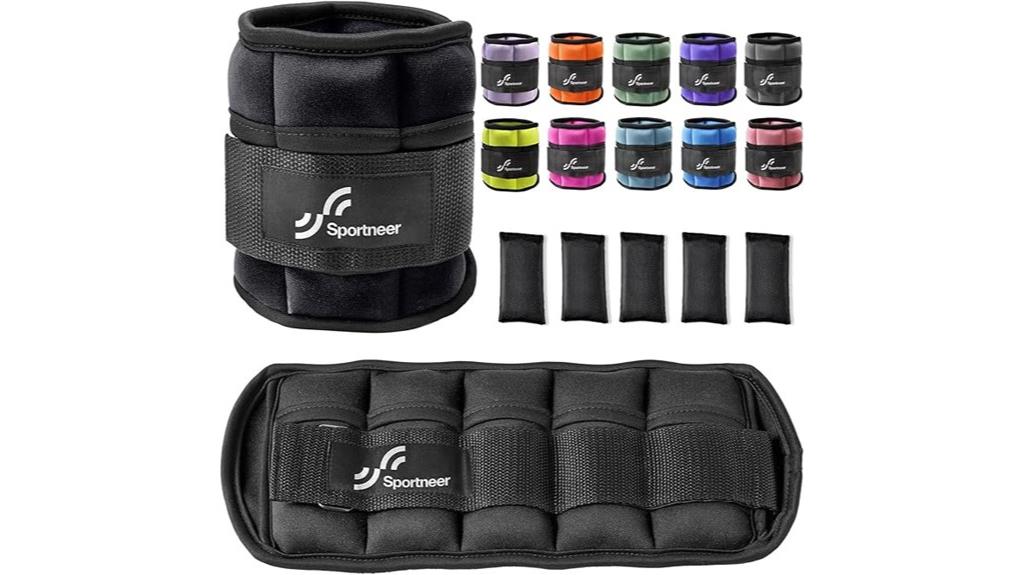 adjustable ankle weights pair