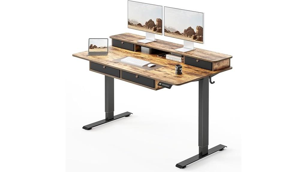 adjustable electric desk