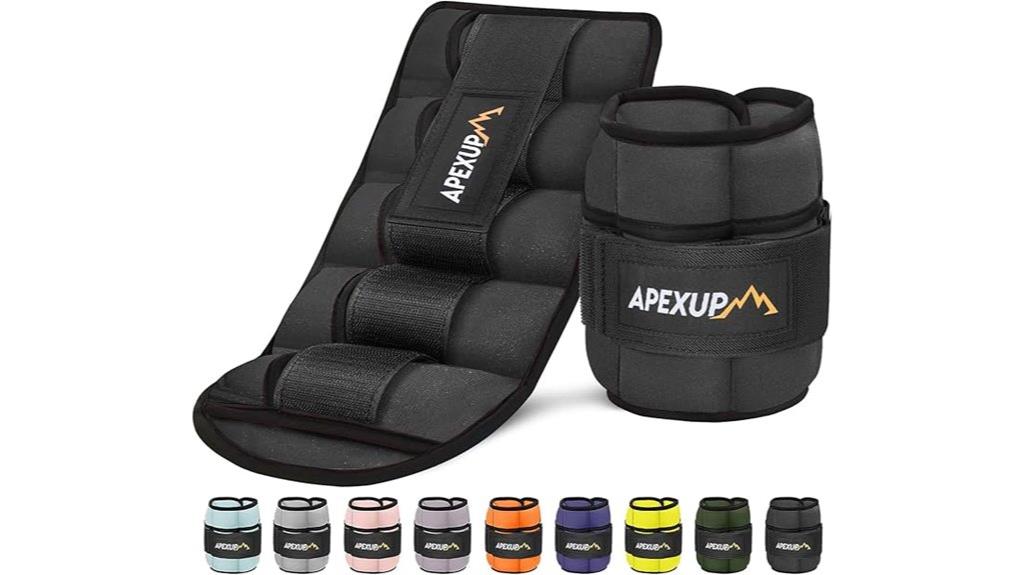 adjustable fitness ankle weights