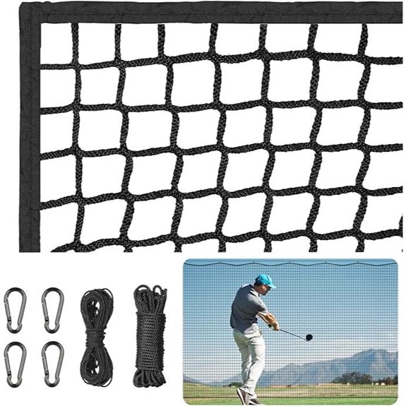 Golf Practice Net 7-20Ft Heavy Duty Nylon Net