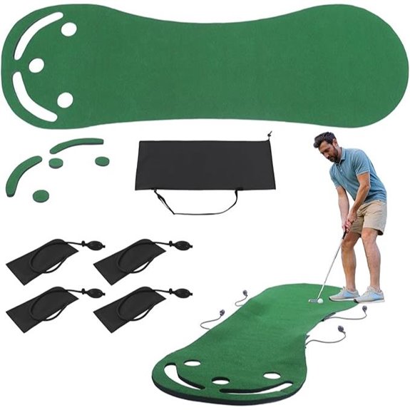 BALAPET Adjustable Indoor Putting Green with Airbags