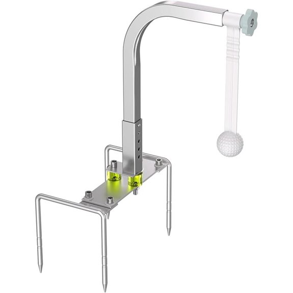 Portable Golf Swing Trainer with Adjustable Height