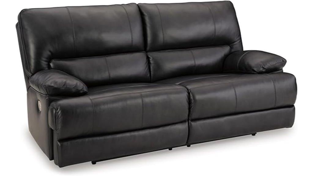 ashley modern leather recliner