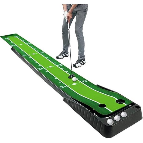 automatic ball return mat