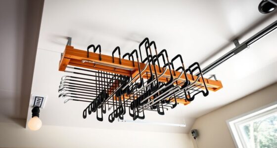 ceiling golf club storage