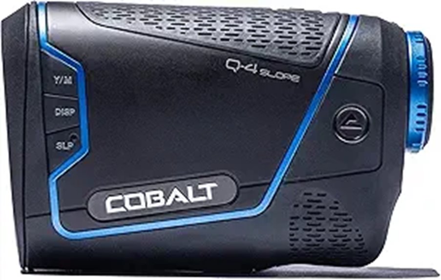 Cobalt Q-4 Slope Golf Rangefinder with Premium Case