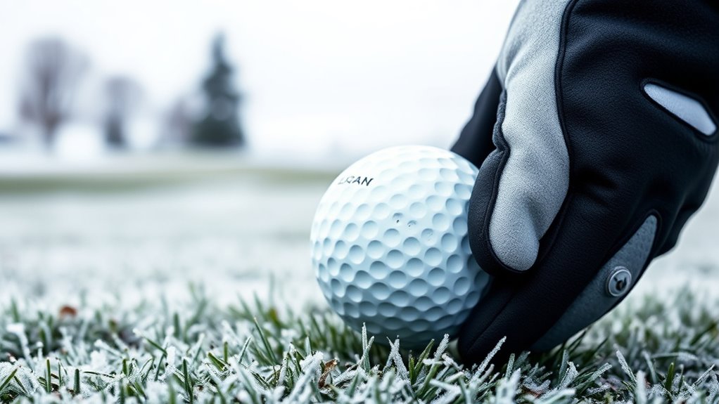 cold weather golf ball factors
