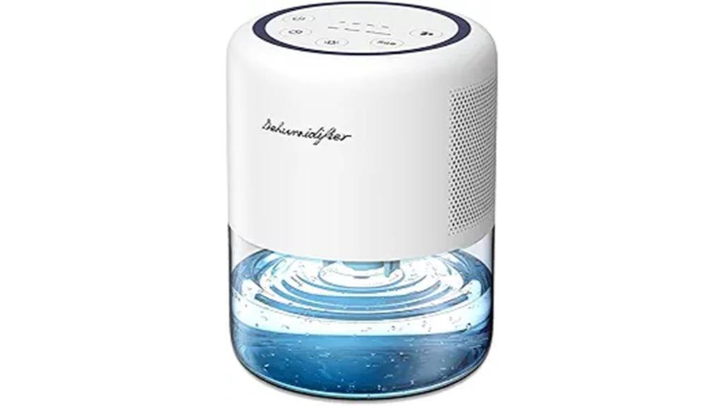 compact home dehumidifier features