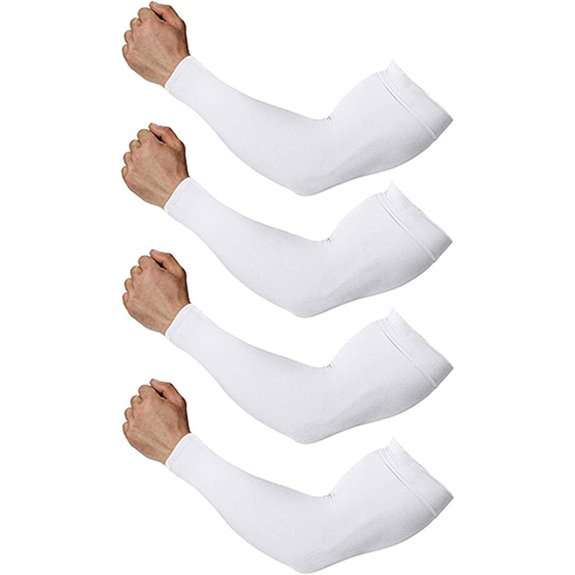 4-Pairs Cooling Arm Sleeves for Men and Women