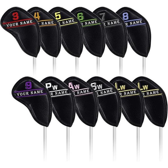 Craftsman Golf Iron Head Covers Set with Custom Options