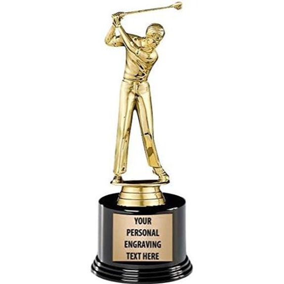 custom engraved golf trophy