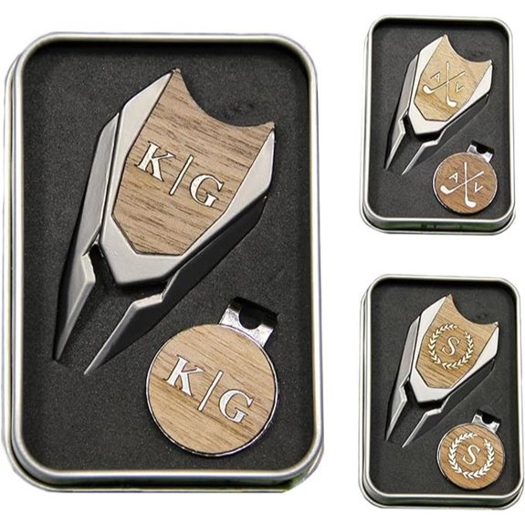 Personalized Golf Divot Tool & Ball Marker Set