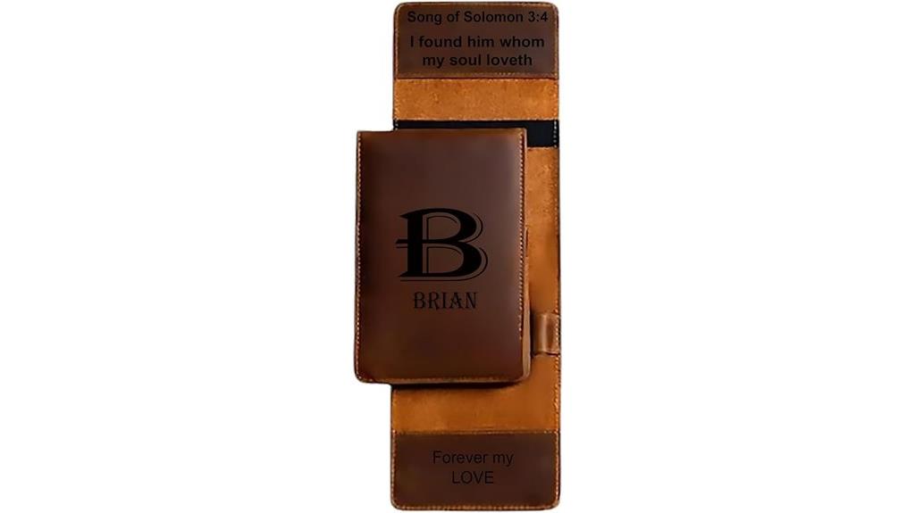 custom leather golf scorekeeper