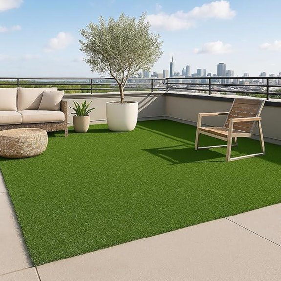 Ottomanson Artificial Turf Golf Hitting Mat Custom Size