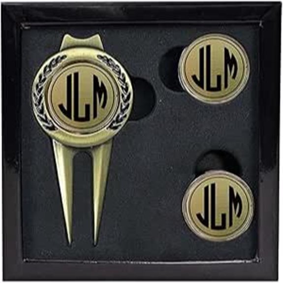 Personalized Golf Divot Tool & Ball Marker Set