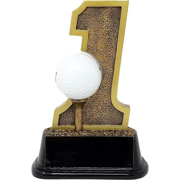 decade award golf trophy