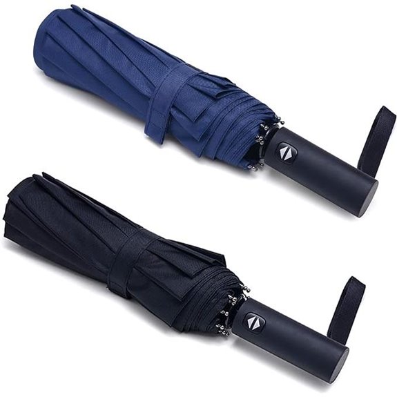 PFFY 2-Pack Windproof Travel Umbrellas