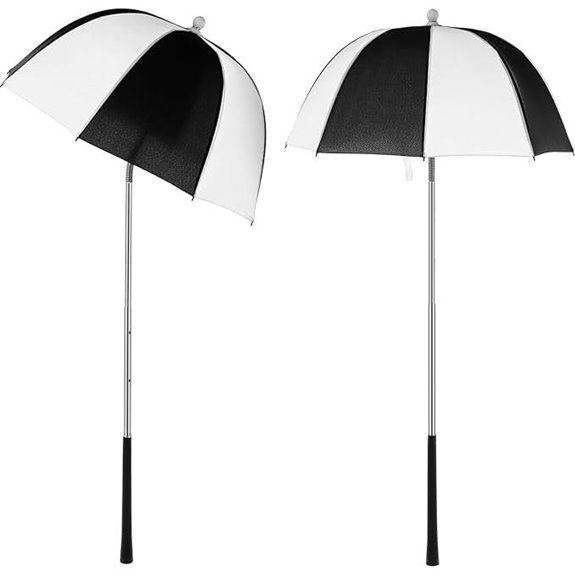 Jexine 2 Pack Golf Umbrellas Waterproof Rain Covers