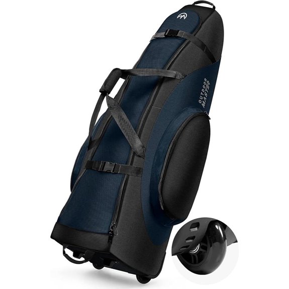 OutdoorMaster Golf Travel Bag with Reinforced Wheels