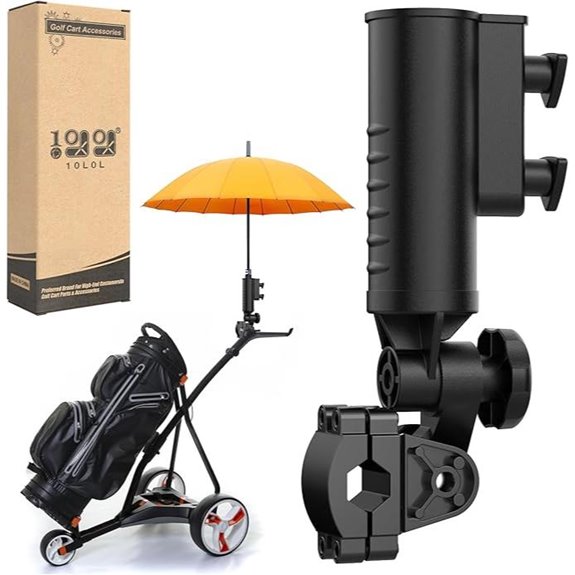 Heavy Duty Golf Push Cart Umbrella Holder