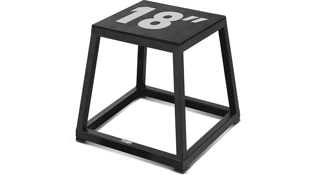 durable metal plyometric box
