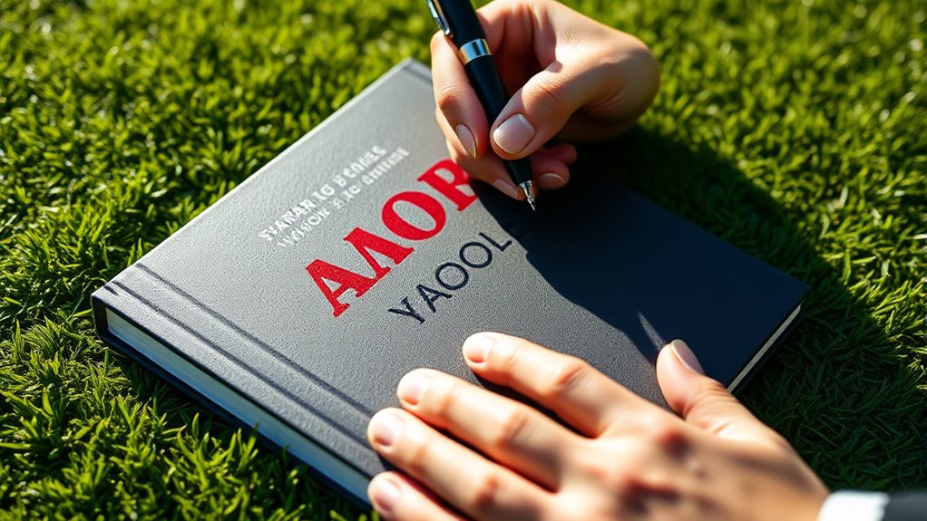 durable personalized golf book
