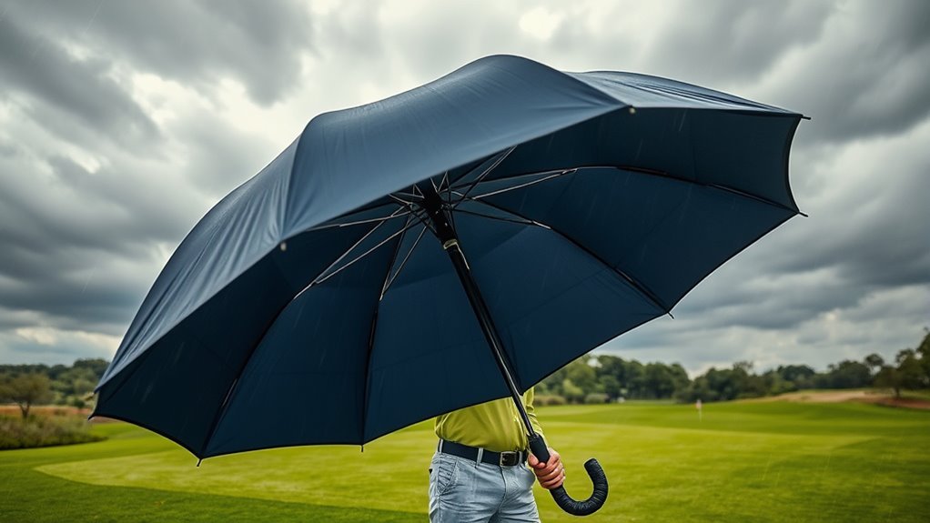 durable wind resistant golf umbrellas