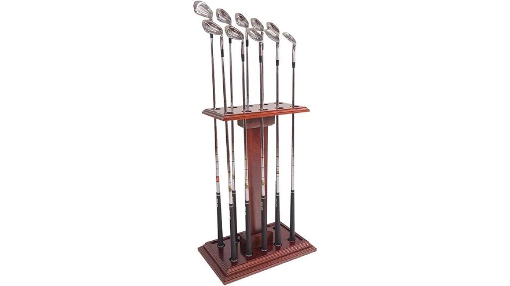 elegant wooden club display