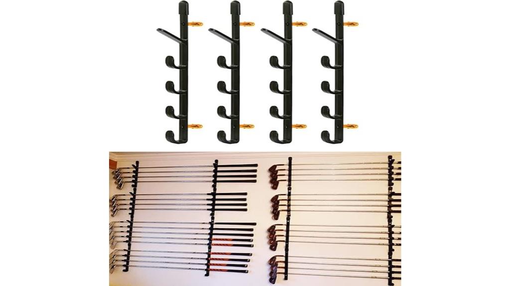 five layer golf club rack