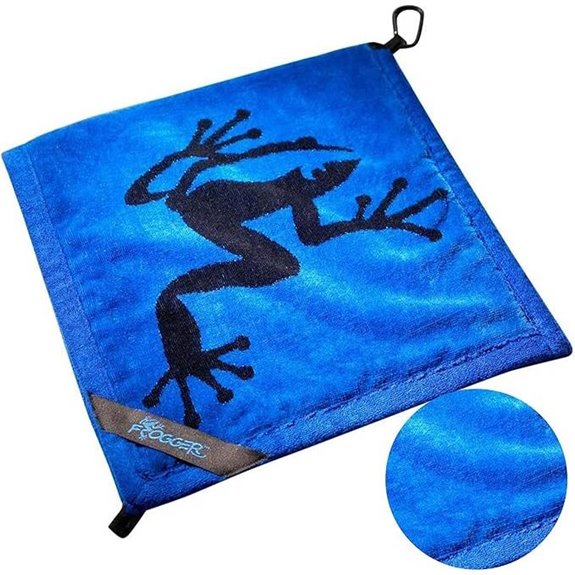 Frogger Amphibian 2-in-1 Golf Towel with Carabiner