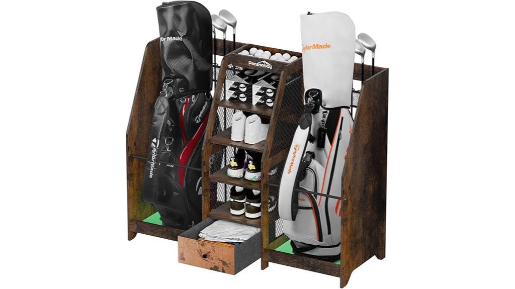 garage golf bag storage